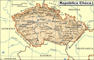 mapa-de-republica-checa