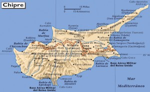 mapa de chipre
